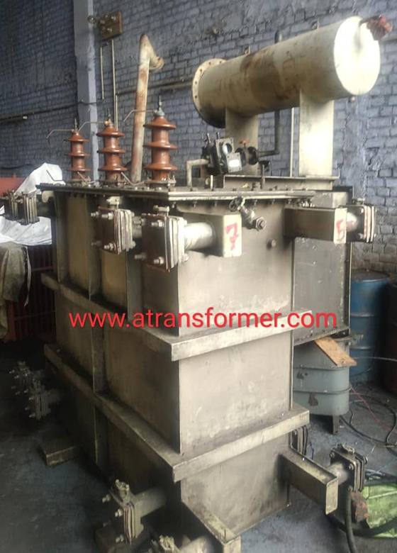 Transformer core and tank in the workshop